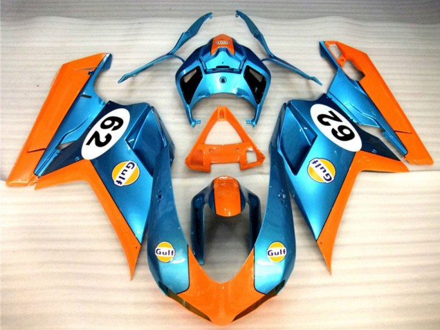 2007-2014 Orange Blue Gulf 62 Ducati 848 1098 1198 Motorcycle Fairings Australia