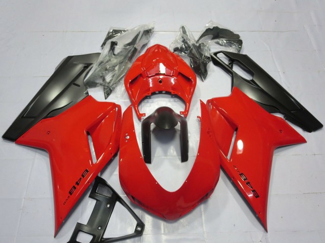 2007-2014 Red Matte Black Ducati 848 Motorcycle Fairings Australia