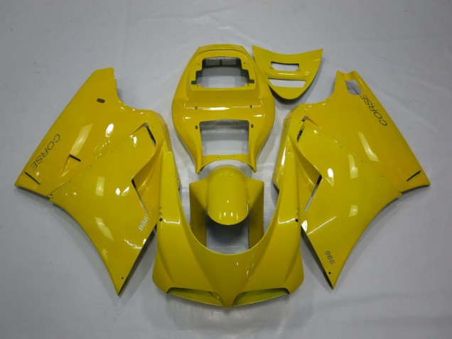 1993-2005 Yellow Ducati 996 Motorcycle Fairings Australia