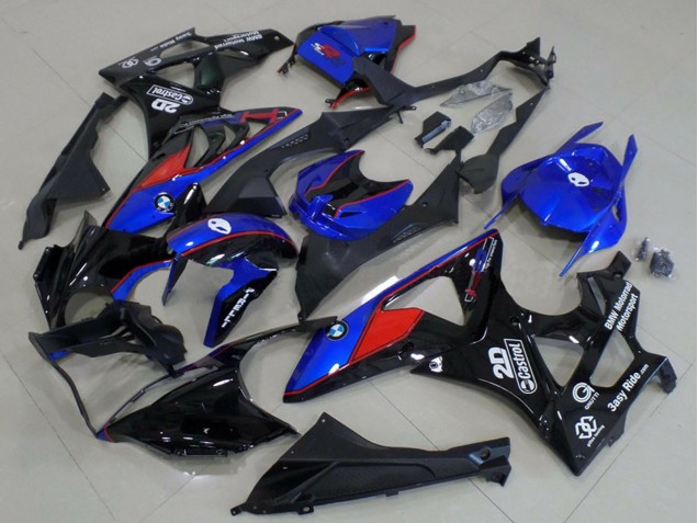 2009-2014 Blue Red Glossy Black Castrol BMW S1000RR Motorcycle Fairings Australia