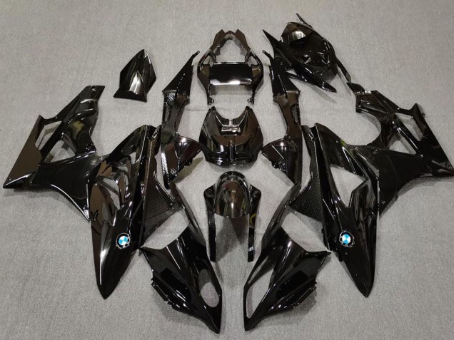2009-2014 Glossy Black BMW S1000RR Motorcycle Fairings Australia