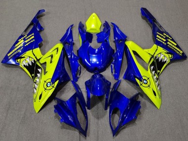 2009-2014 Yellow Blue Shark BMW S1000RR Motorcycle Fairings Australia