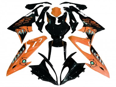 2015-2016 Orange Glossy Black Shark BMW S1000RR Motorcycle Fairings Australia