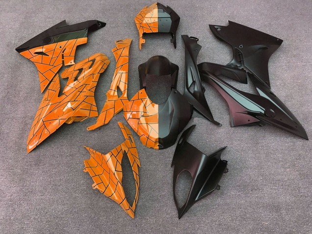 2015-2016 Orange Matte Black Split BMW S1000RR Motorcycle Fairings Australia