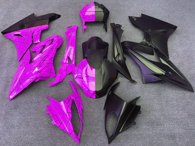 2015-2016 Pink Matte Black Split BMW S1000RR Motorcycle Fairings Australia