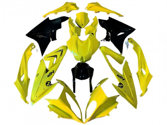 2009-2014 Yellow Glossy Black HP BMW S1000RR Motorcycle Fairings Australia