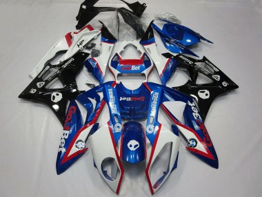 2009-2014 White Red Blue Glossy Black GoldBet HP BMW S1000RR Motorcycle Fairings Australia