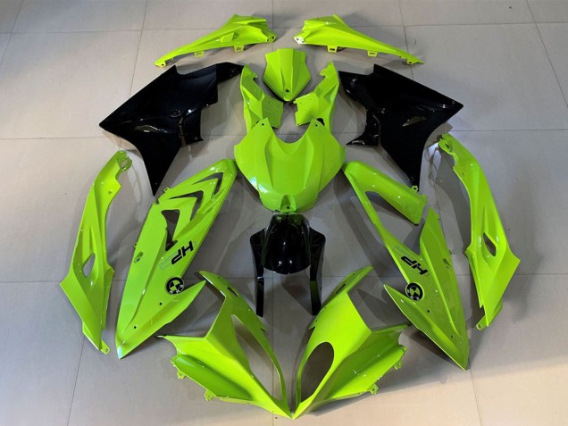 2009-2014 High Viz Yellow Glossy Black HP BMW S1000RR Motorcycle Fairings Australia