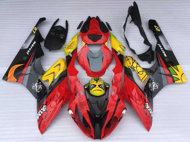 2015-2016 Yellow Red Black Shark BMW S1000RR Motorcycle Fairings Australia