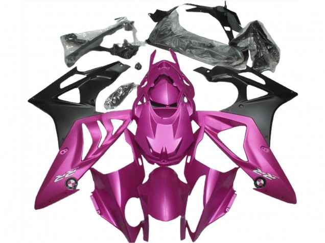 2009-2014 Hot Pink Matte Black BMW S1000RR Motorcycle Fairings Australia