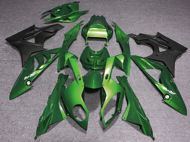 2009-2014 Green Matte Black BMW S1000RR Motorcycle Fairings Australia