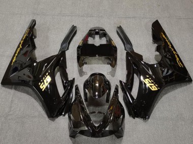2006-2008 Glossy Black Gold Decals Triumph Daytona 675 Motorcycle Fairings Australia