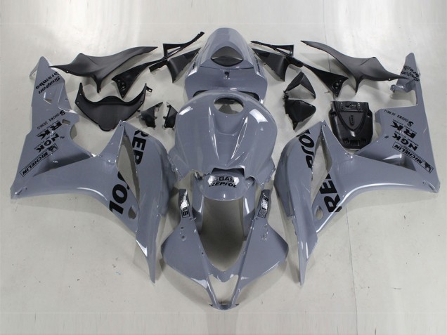 2007-2008 Nardo Grey Black Repsol Honda CBR600RR Motorcycle Fairings Australia