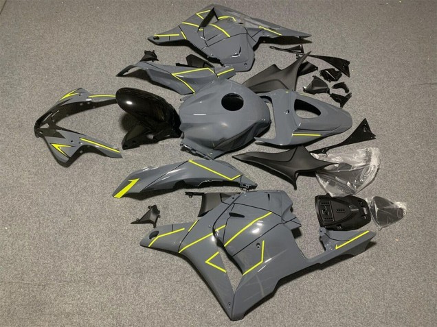2009-2012 Dark Nardo Grey Yellow Honda CBR600RR Motorcycle Fairings Australia