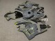 2009-2012 Dark Nardo Grey Yellow Honda CBR600RR Motorcycle Fairings Australia