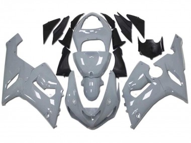 2005-2006 Nardo Grey Kawasaki ZX6R Motorcycle Fairings Australia