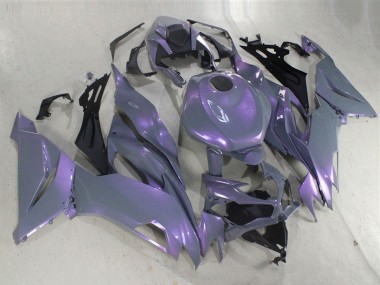 2019-2022 Chameleon Grey Dazz Pearl Purple Kawasaki ZX6R Motorcycle Fairings Australia