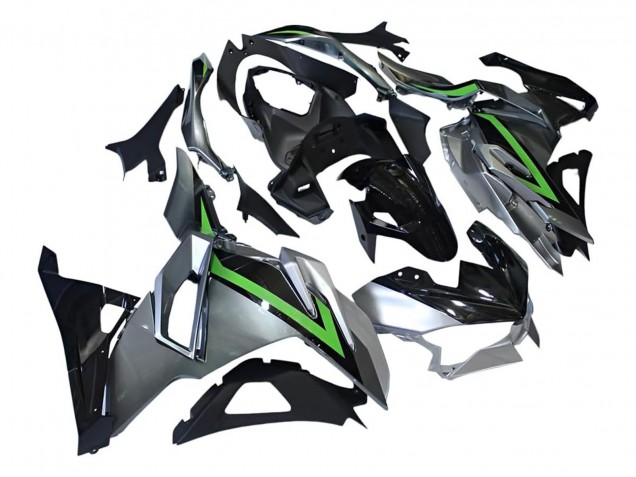 2024-2025 Grey Green Black Kawasaki Ninja 500 EX500R Motorcycle Fairings Australia