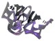 2000-2001 Chameleon Grey Dazz Pearl Purple Honda CBR900RR 929 Motorcycle Fairings Australia