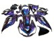 2012-2024 Chameleon Blue Purple Kawasaki ZX14R ZZR1400 Motorcycle Fairings Australia