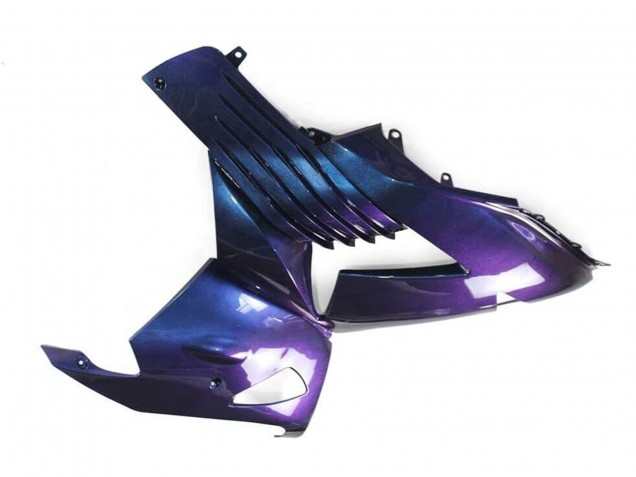 2006-2011 Chameleon Blue Purple Kawasaki ZX14R ZZR1400 Motorcycle Fairings Australia