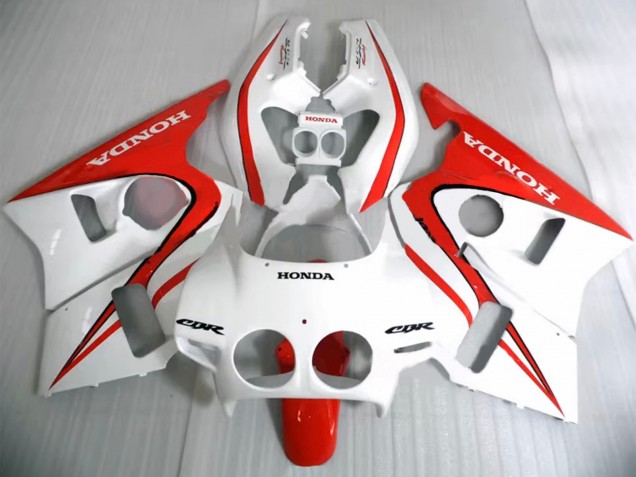 1987-1989 White Red Honda CBR400RR NC23 Motorcycle Fairings Australia