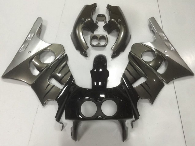 1990-1999 Silver Grey Glossy Black Honda CBR400RR NC29 Motorcycle Fairings Australia