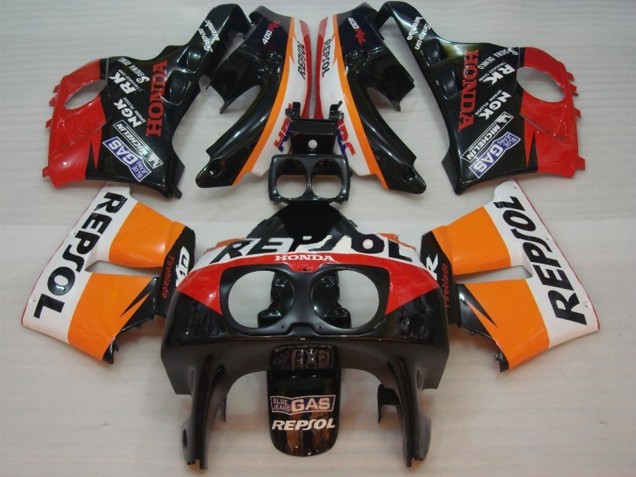 1990-1999 Orange White Red Glossy Black Repsol HRC Honda CBR400RR NC29 Motorcycle Fairings Australia