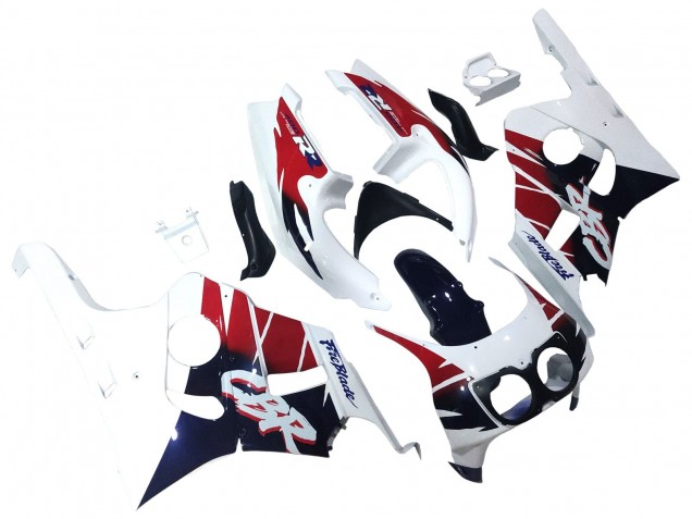 1990-1999 White Red Dark Blue Fireblade Honda CBR400RR NC29 Motorcycle Fairings Australia