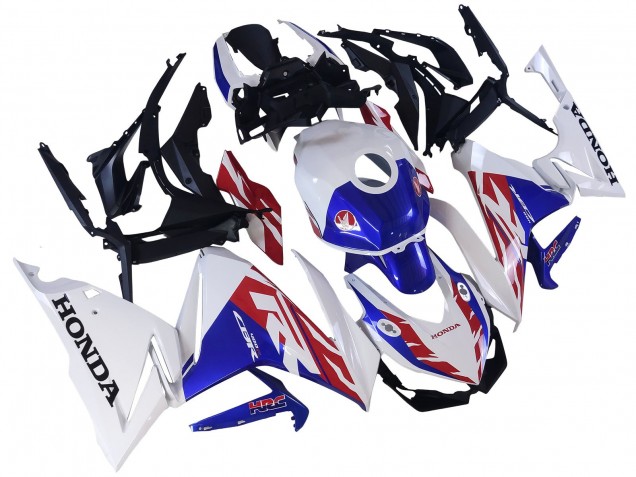 2022 White Red Blue Honda CBR400R Motorcycle Fairing Australia