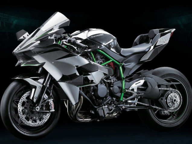 2015-2022 Grey Kawasaki Ninja H2 Motorcycle Fairing Kits Australia