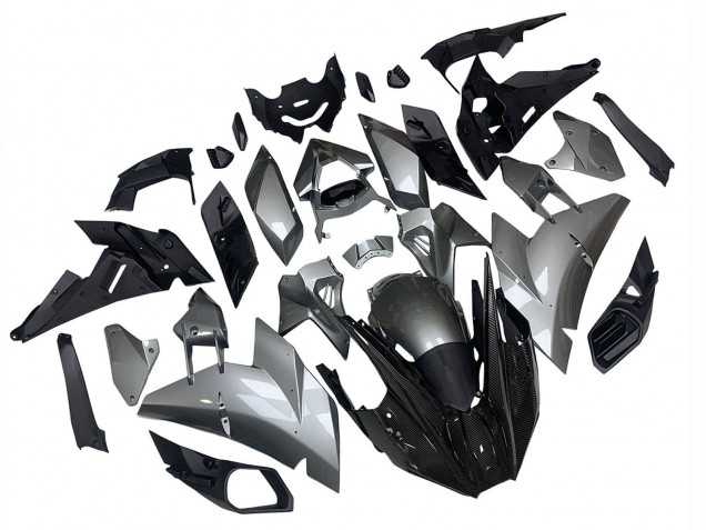 2015-2022 Silver Black Carbon Fiber Kawasaki Ninja H2 Motorcycle Fairings Australia