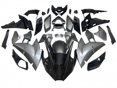 2015-2022 Silver Black Carbon Fiber Kawasaki Ninja H2 Motorcycle Fairings Australia