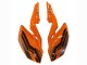 2018-2024 Orange Glossy Black Kawasaki Z400 Motorcycle Fairings Australia