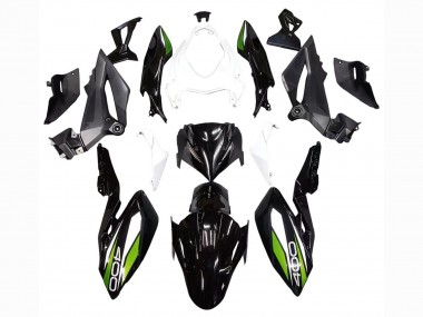 2018-2024 White Glossy Black Green Kawasaki Z400 Motorcycle Fairings Australia