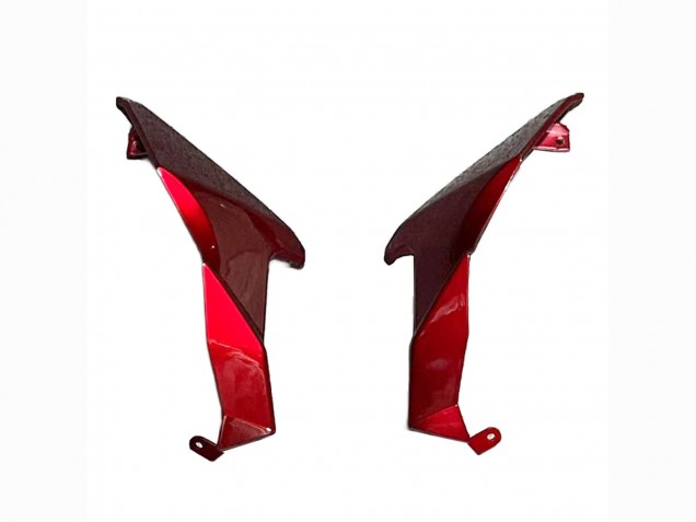 2018-2024 Candy Red Glossy Black Kawasaki Z400 Motorcycle Fairings Australia