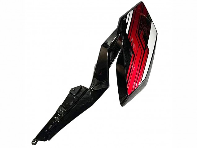 2018-2024 Candy Red Glossy Black Kawasaki Z400 Motorcycle Fairings Australia