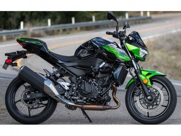 2018-2024 Green Black Kawasaki Z400 Motorcycle Fairings Australia
