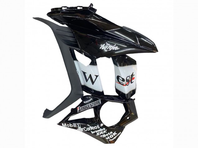 2010-2016 Glossy Black Gold White Mobil West Kawasaki Z1000SX Motorcycle Fairings Australia
