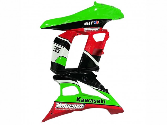 2010-2016 Green Red Glossy Black Elf 35 Kawasaki Z1000SX Motorcycle Fairings Australia
