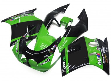 1989-1990 Green Glossy Black Elf Touch4 Bridgestone Kawasaki ZXR250 Motorcycle Fairings Australia