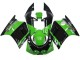 1989-1990 Green Glossy Black Elf Touch4 Bridgestone Kawasaki ZXR250 Motorcycle Fairings Australia