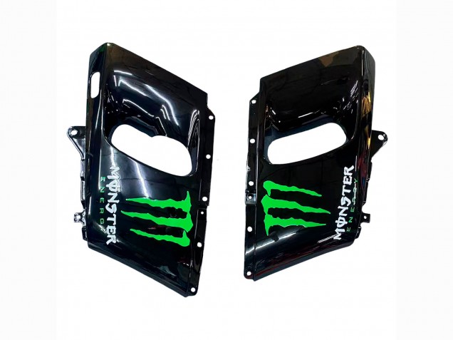 1993-2007 Green Glossy Black Green Monster Elf Touch4 Bridgestone Kawasaki ZZR400 Motorcycle Fairings Australia