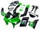 1998-2003 Green Black Monster Elf Kawasaki ZZR600 Motorcycle Fairings Australia
