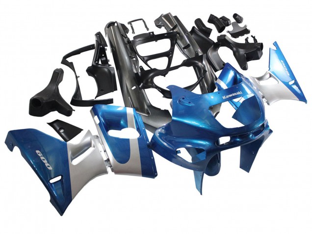 1998-2003 Blue Silver Black Kawasaki ZZR600 Motorcycle Fairings Australia