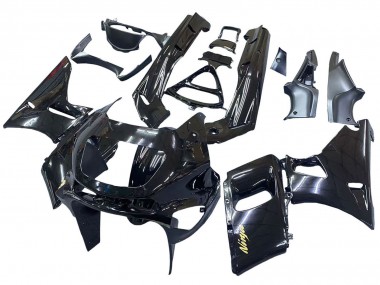 1998-2003 Glossy Black Gold Ninja Kawasaki ZZR600 Motorcycle Fairings Australia