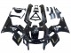 1998-2003 Glossy Black Gold Ninja Kawasaki ZZR600 Motorcycle Fairings Australia