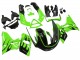 1998-2003 Green Glossy Black Flame Kawasaki ZZR600 Motorcycle Fairings Australia