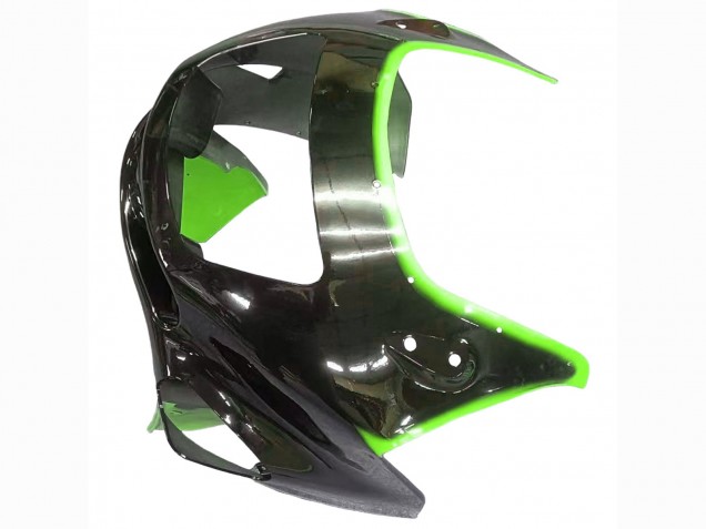 1998-2003 Green Glossy Black Flame Kawasaki ZZR600 Motorcycle Fairings Australia