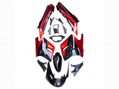 1990-1992 Red Glossy Black Kawasaki ZZR1100 Motorcycle Fairings Australia